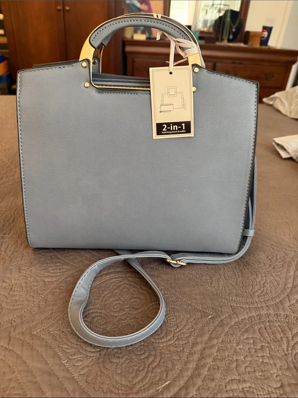 La Terre Fashion 2-in-1 Satchel & Wallet